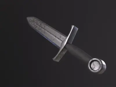 Sword 3D Model Low-poly 3D model