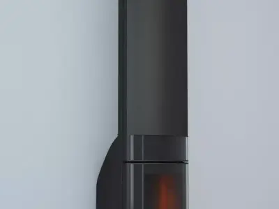 Wood Stove CFS Low-poly 3D model