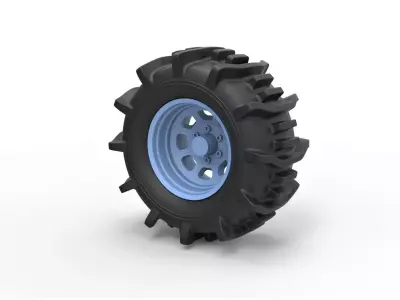 Offroad wheel 35 3D print model