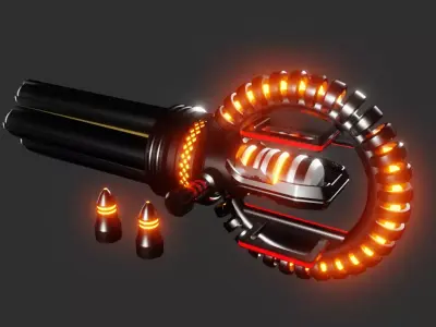Modular Shotgun 3D model