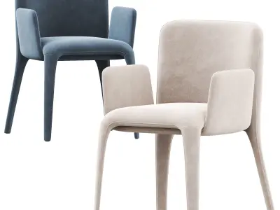 Modern dining chair 3D model purchase