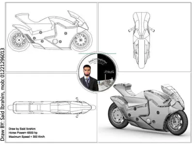 Motorcycle Suzuki Nuda  Free 3D model
