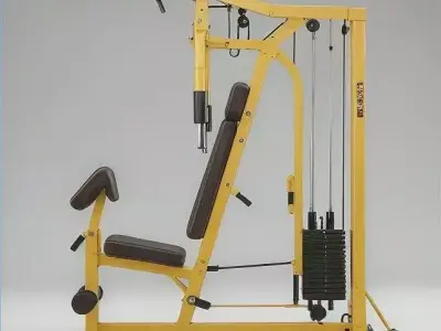 Gym Equipment Outdoor Low-poly 3D model purchase