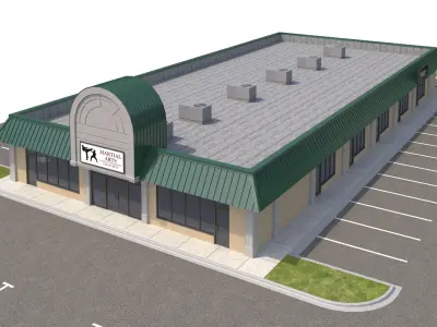 Retail-164 Retail Store 3D model
