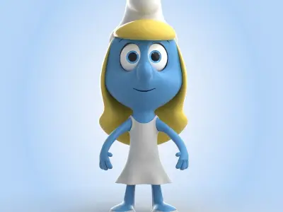 Smurfette  3D model