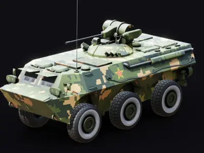 PLA Military Vehicles Collection 3D Model Pack