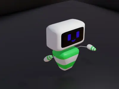 Cute Robot Shirincik 3D model