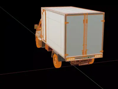 Iveco Daily Box Truck 3D model