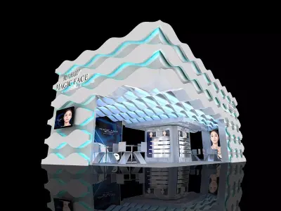 Exhibition - Area - 6X12-3DMAX2009-04 3D model