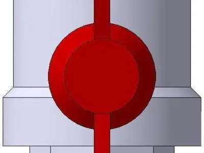 Ball Valve Bugatti 307 half inch 3D model
