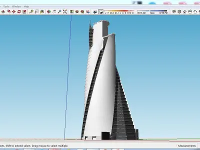 Sketchup Tower B2 Free 3D model