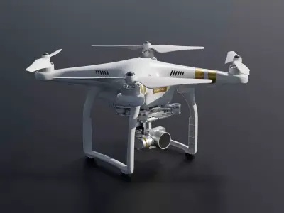 DJI Phantom 3 Pro 3D model