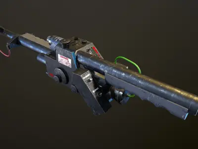 Proton Gun Ghostbusters 3D model