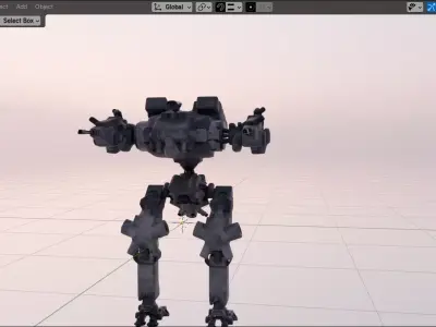 Mecha  Free 3D model