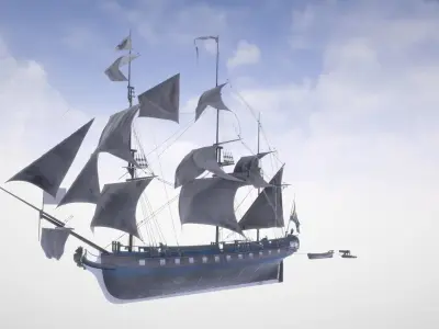 Sail Boat 3D model