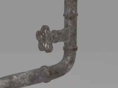 Pipeline high polygon model 3D model
