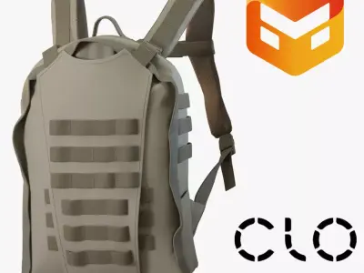  Backpack 3D model