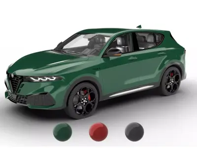 Alfa Romeo Tonale Veloce 2026 3d model 3D model