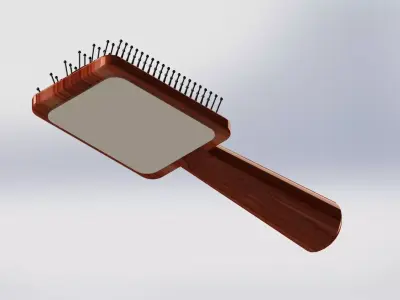 Comb Hair 3D Modeling Free 3D model