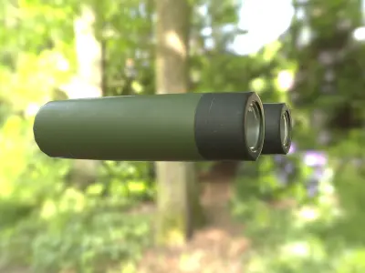 Binoculars Low-poly 3D model buy