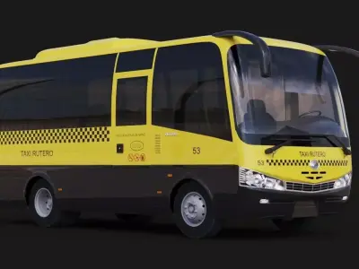 Yutong ZK6737 City Bus 3D model