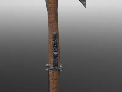 Modular Melee - Axe Pack Low-poly 3D model