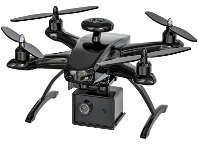 Drone Quadcopter 3D model get
