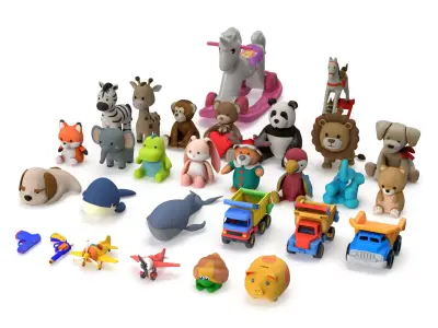 Childrens Toys Pack 1 3D model