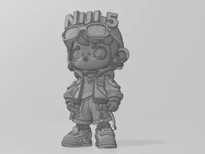 Cyber - Trendy Boy 3D model