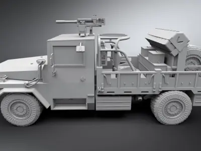 ACMAT VLRA mothership Scale model 3D print model