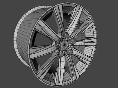 WHEEL BASED on LEXUA IS301 3D model