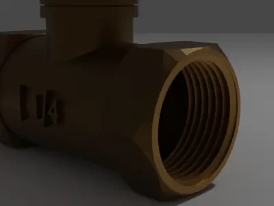 Metal Pipe with tool 3D model