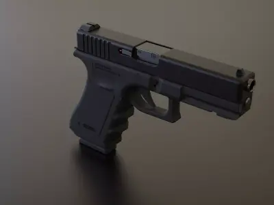glock pistol 3D model purchase