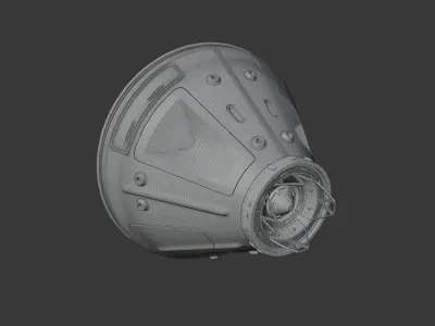 REALISTIC SPACE CARAFT CAPSULE 3D model