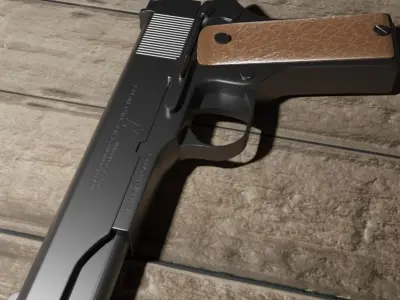 pistol - gun 3D model