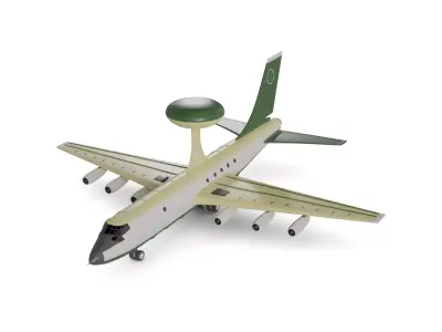 AWACS Low-poly 3D model