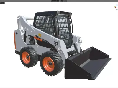 BobCat Steer Loader S590 Low-poly 3D model