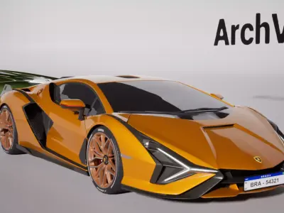 ArchViz Car Assets P11 - Unreal Engine 5 3D model