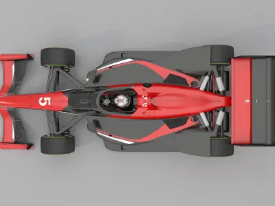 Racecar 3D model