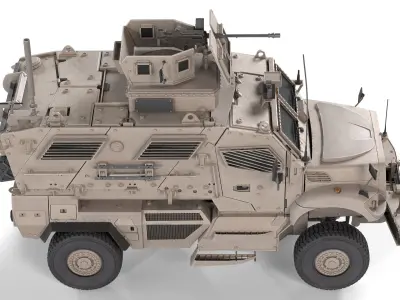 MRAP International MaxxPro Low-poly 3D model
