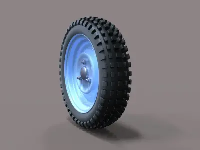 Offroad wheel 24 3D model