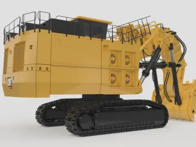 Mining Shovel Excavator 3D model
