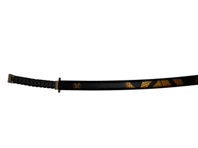 Darkbolt Katana Sword 3D model