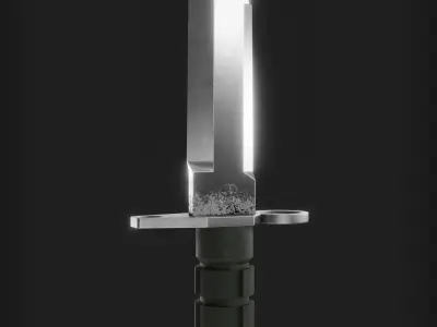 Photo realistic M9 Bayonet  3D model