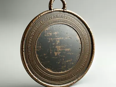 Ancient Medallion 3D Model Low-poly 3D model