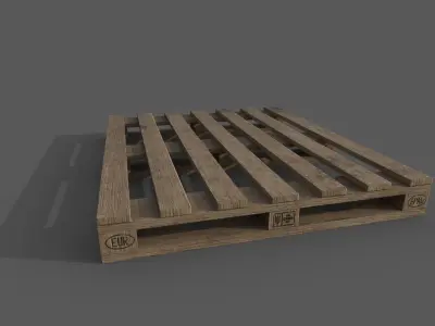 Wooden Pallet  Low-poly 3D model buy