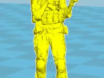 usmc marsoc Soldier 3D mode Free 3D print model