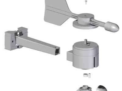 Wind Sensor Free 3D model