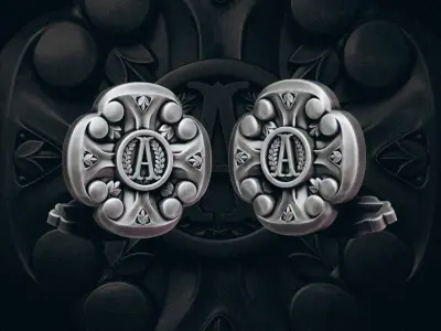 Cufflinks 3D print model 3D print model