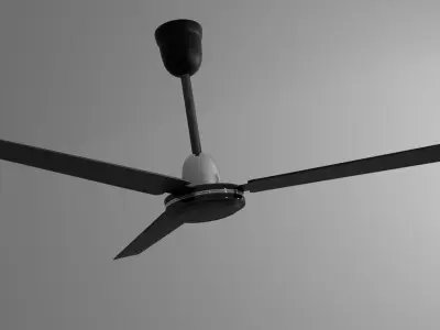 Game-Ready 3D Ceiling Fan Model  Blender Unity   Unreal 3D model